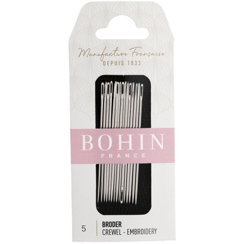 Agujas de bordar - Bohin - N.º 5 x 15