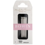Agujas de bordar - Bohin - N.º 6 x 15