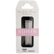 Agujas de bordar - Bohin - N.º 6 x 15