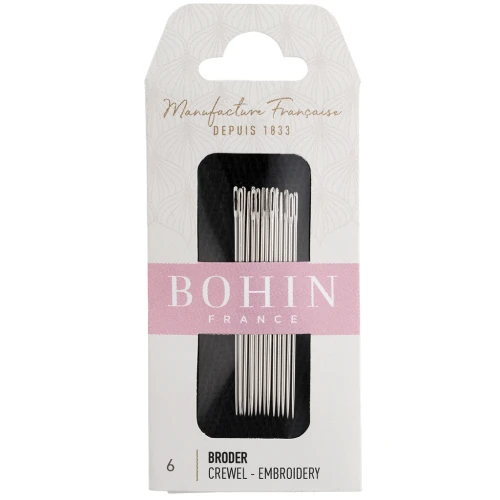 Agujas de bordar - Bohin - N.º 6 x15