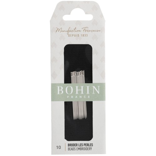 Agujas para ensartar cuentas - Bohin - N.º 10 x 15