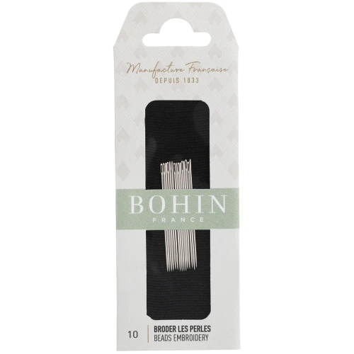Agujas para ensartar cuentas - Bohin - N.º 10 x15