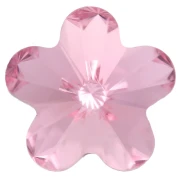 Cabochon Fleur Swarovski 4744 10 mm Rosa Claro x1