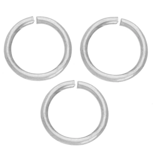 Anillas abiertas de 5 x 0,6 mm - Acero inoxidable 316L x100