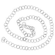 Anillas abiertas de 5 x 0,6 mm - Acero inoxidable 316L x 100