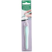 Aguja de ganchillo Clover Amour n.º 8 de acero de 0,90 mm con mango en color Mint Pastel x1