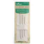 Agujas para bordar «Huck» de Clover - Acero x3