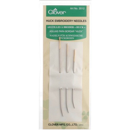 Agujas para bordar «Huck» de Clover - Acero x3