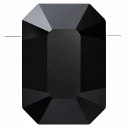 Cuenta Pendulum PureCrystal 5514, 8 x 5,5 mm - Negro azabache x1
