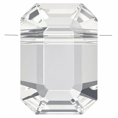 Cuenta Pendulum PureCrystal 5514, 8 x 5,5 mm - Ópalo blanco x1