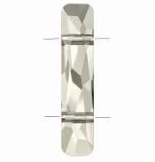 Cuenta de dos agujeros - Cuenta Column PureCrystal 5535 23,5 x 5 mm - Crystal Silver Shade x1