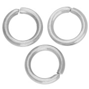Anillas abiertas de 6 x 1 mm - Acero inoxidable 316L x 10