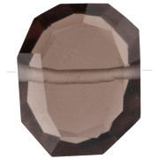 Perla talla irregular 14x18 mm - Cuarzo ahumado x1|raw }}