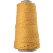 mostaza - Hilo de algodón para macramé «Organic Cotton Détox XL» peinado - Mostaza, 200 m Hilo de algodón para macramé «Organic Cotton Détox XL» peinado - Mostaza, 200 m