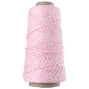 Baby Pink - Bobina de cordón de algodón para macramé «Organic Cotton Détox XL» peinado - Rosa bebé x 200 m Bobina de cordón de algodón para macramé «Organic Cotton Détox XL» peinado - Rosa bebé x 200 m