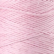 Bobina de cordón de algodón para macramé «Organic Cotton Détox XL» peinado - Rosa bebé x 200 m