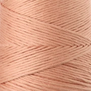 Bobina de cordón de algodón para macramé «Organic Cotton Détox XL» peinado - Salmón x 200 m