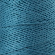 Bobina de cordón de algodón para macramé «Organic Cotton Detox XL» peinado - Azul x 200 m