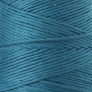 Bobina de cordón de algodón para macramé «Organic Cotton Detox XL» peinado - Azul x 200 m