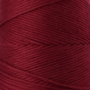 Bobina de cordón de algodón para macramé «Organic Cotton Detox XL» peinado - Granate x200 m