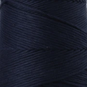 Bobina de cordón de algodón para macramé «Organic Cotton Detox XL» peinado - Azul marino, 200 m
