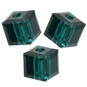 Cubos PureCrystal 5601 de 4 mm - Esmeralda x8