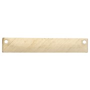 Entrepieza rectangular ImpressArt 38 x 6,5 mm - Latón x1