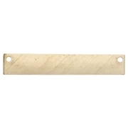 Entrepieza rectangular ImpressArt 38 x 6,5 mm - Latón x1