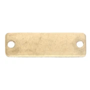 Mini entrepieza rectangular ImpressArt 16 x 5 mm - Latón x1
