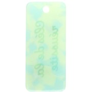 Colgante rectángulo 55x25 mm acetato - Claves del éxito - Jaspeado Multi verde x1