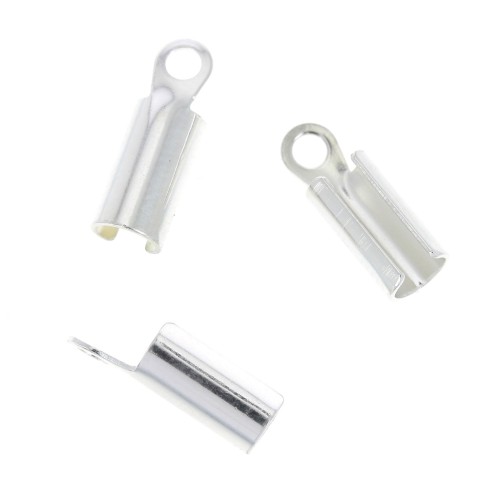 Terminal 3 mm Chapado en plata fina x10