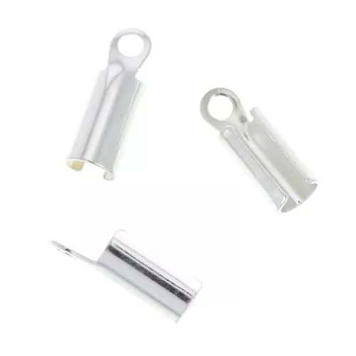 Terminal 3 mm Chapado en plata fina x10