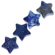 Cuentas estrella 6 mm - Lapislázuli x4