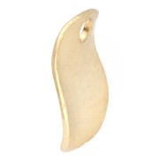 Lentejuelas redondas onduladas de 8 mm - Dorado con oro fino x10