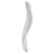 Lentejuelas redondas onduladas de 12 mm - Chapado en plata fina x5
