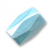 Cilindros magnéticos facetados 5x8 mm Turquoise x10