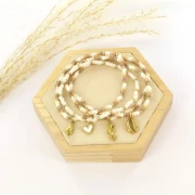 Mezcla de Rocalla Miyuki 8/0 - Beige suave x8 g