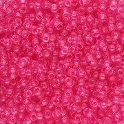 Rocalla Miyuki 11/0 1308 - Teñido Transparente Rosa Chicle x8g|raw }}