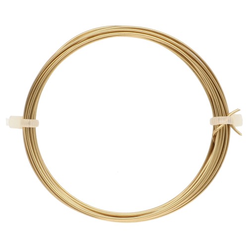 Hilo de latón de 1 mm para la creación de joyas - Latón en bruto x 4 m