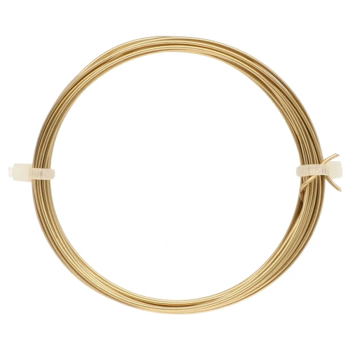 Hilo de latón de 1 mm para la creación de joyas - Latón en bruto x4 m