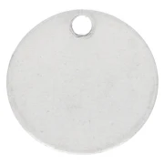 Lentejuela para grabar de 10 mm - grosor 0,4 mm - Plata 925 x1