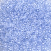 Rocalla Miyuki 11/0 159L - Azul aciano claro transparente x8g