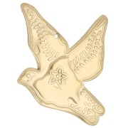 Colgante pájaro 40x36 mm - Acero inoxidable Dorado 304 x 1|raw }}