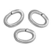 Anillas ovaladas abiertas de 3 x 2 x 0,5 mm - Acero inoxidable 304L x 100