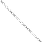 ninguno - Cadena de malla decorativa alternada de 6,3 mm - Acero inoxidable 304 x 1 m Cadena de malla decorativa alternada de 6,3 mm - Acero inoxidable 304 x 1 m