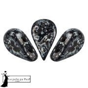 Cuentas de cristal Amos® de Puca® 5x8 mm - Enamel Grey x10 g