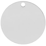 Lentejuela para grabar de 16 mm - grosor 0,4 mm - Plata 925 x1