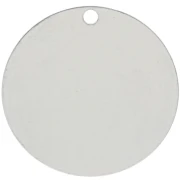 Lentejuela para grabar de 18 mm - grosor 0,4 mm - Plata 925 x1