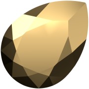 Crystal - Cabujón PureCrystal 4320 6x4 mm - Crystal Aurum x1 Cabujón PureCrystal 4320 6x4 mm - Crystal Aurum x1