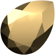 Cabujón PureCrystal 4320 6x4 mm - Crystal Aurum x1